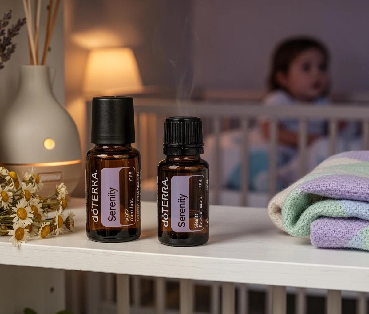 Olejki eteryczne na spokojny sen malucha doTERRA